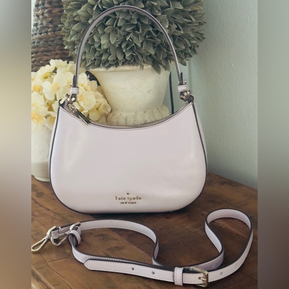 kate spade Handbags - Kate Spade Lilac Moon Staci Crossbody Saffiano Leather Shoulder Bag Purple